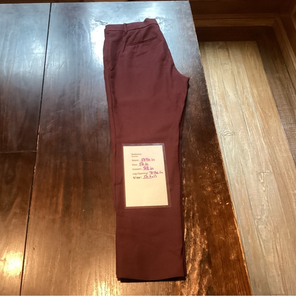 Ann Taylor Maroon Tall Pants - Picture 4 of 4